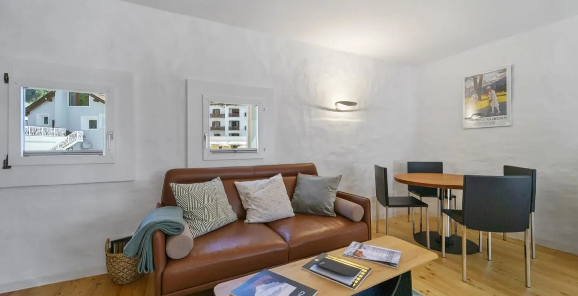 Apartamento en alquiler en St Moritz, Champfer con 39 m²