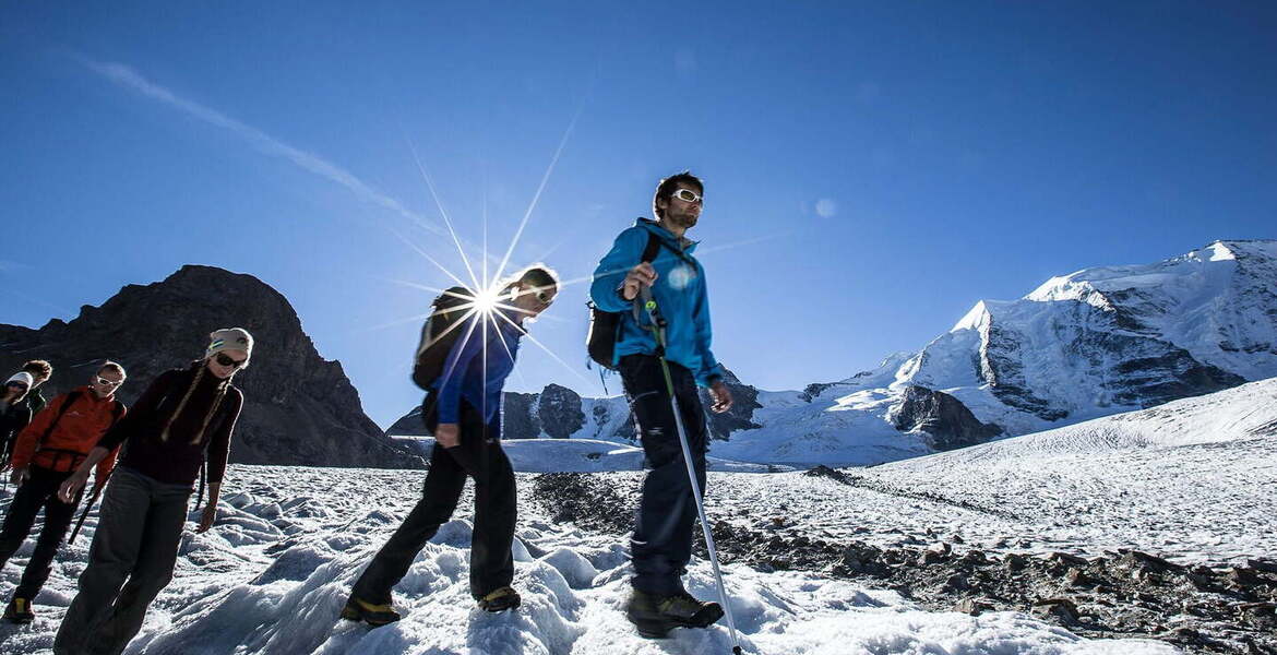 Excursión al glaciar Palü con guía de montaña