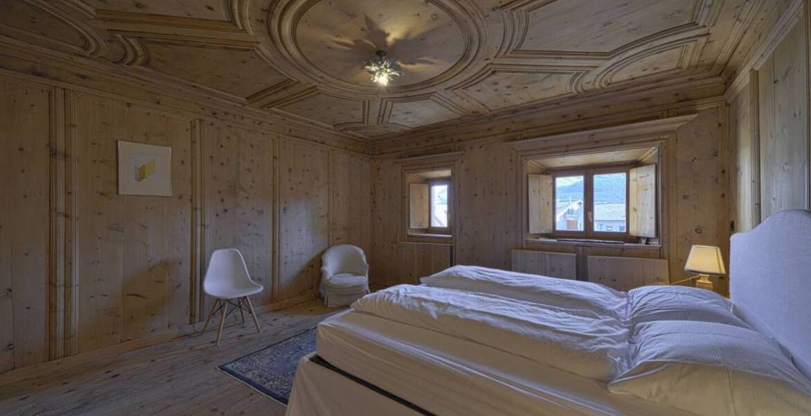 Chalet - Apartment for rent in Samedan with 130 sqm and 3 be