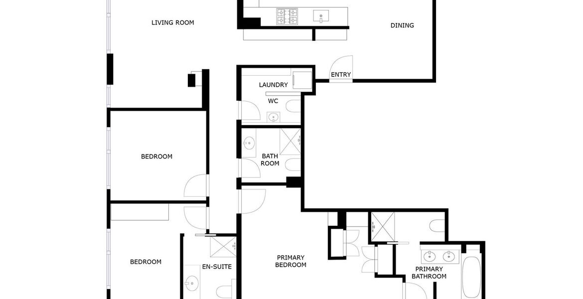135 m² Appartement de vacances VUE D'ENSEMBLE 3 chambres à c