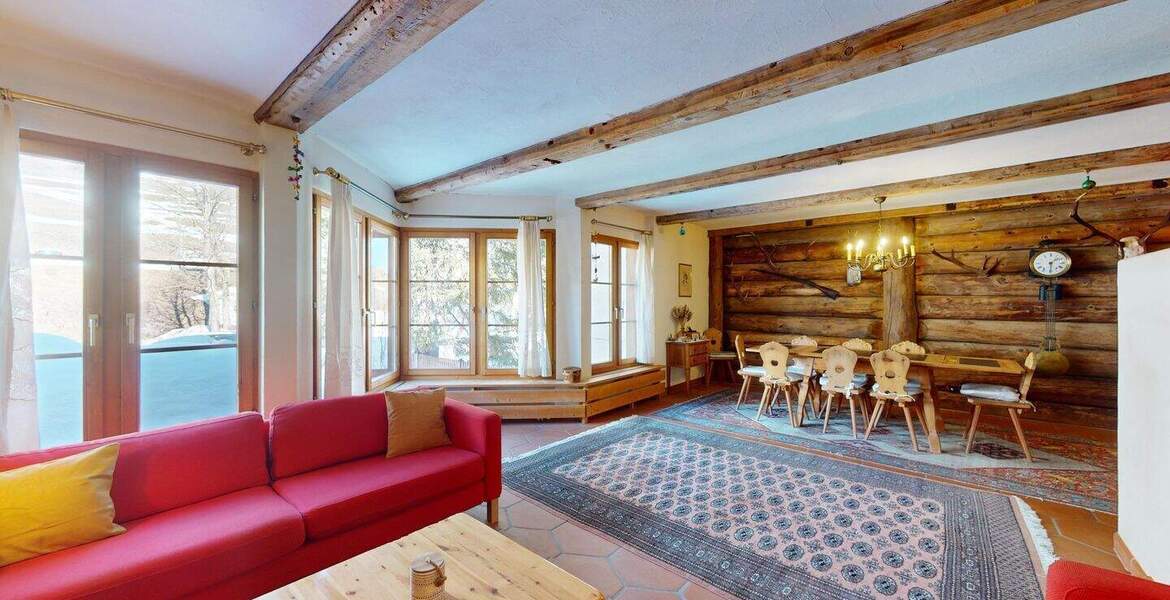 Chesa for rent in in S-chanf close to St .Moritz