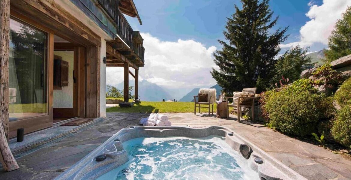 Chalet à Verbier avec jacuzzi et vue imprenable