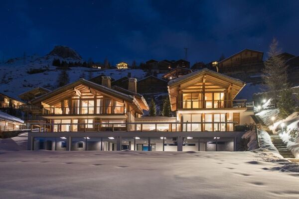 Chalet de lujo en Verbier con piscina, spa y vistas impresio