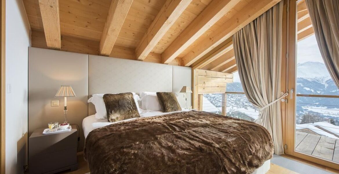 Chalet de lujo en Verbier con piscina, spa y vistas impresio