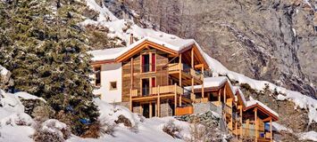 Chalet de luxe à Zermatt avec vue imprenable et jacuzzi