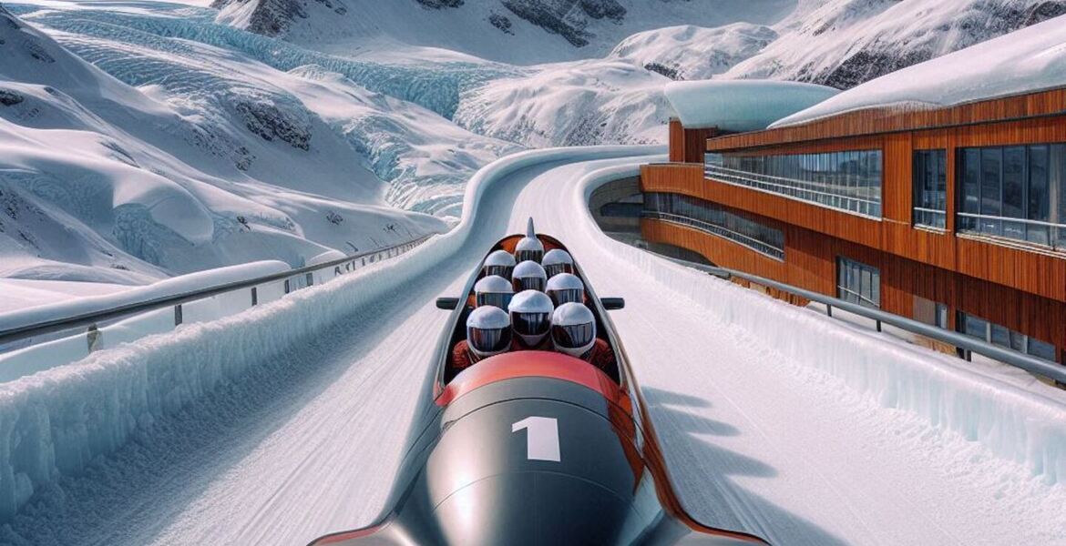 Paseo invitado en bobsleigh St. Moritz