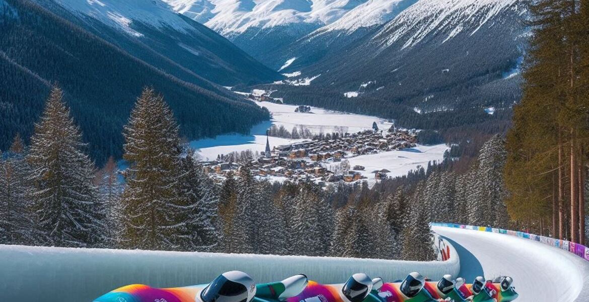 Paseo invitado en bobsleigh St. Moritz